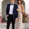 "Delaney" Navy Dawson with Black Satin Peak - Image 3