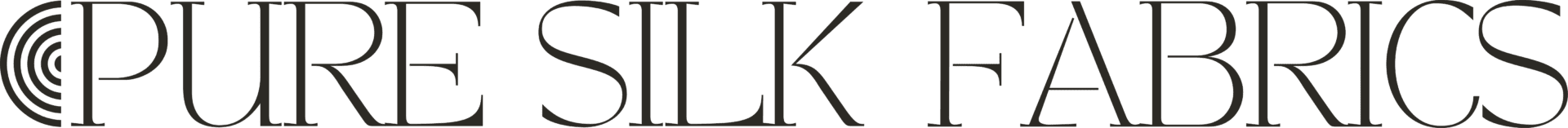 Pure Silk Fabrics Inline Logo