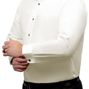 Diamond White Stretch Shirt