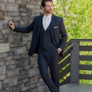 Harper Charcoal 3" Notch Suit Coat