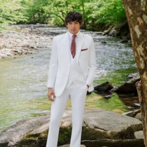 Diamond White Metro Suit