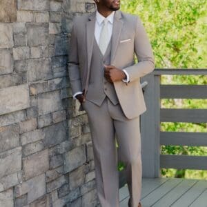 Taupe Metro Suit