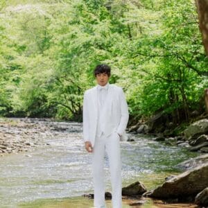 Simon Diamond White 1B Notch Tuxedo Coat