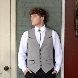 Houndstooth Dutton Vest